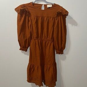 Universal Thread Kids Dress in Warm Brown